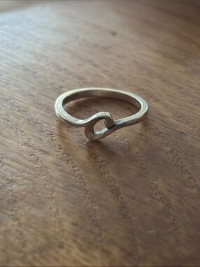 New James Avery C Sterling initial ring